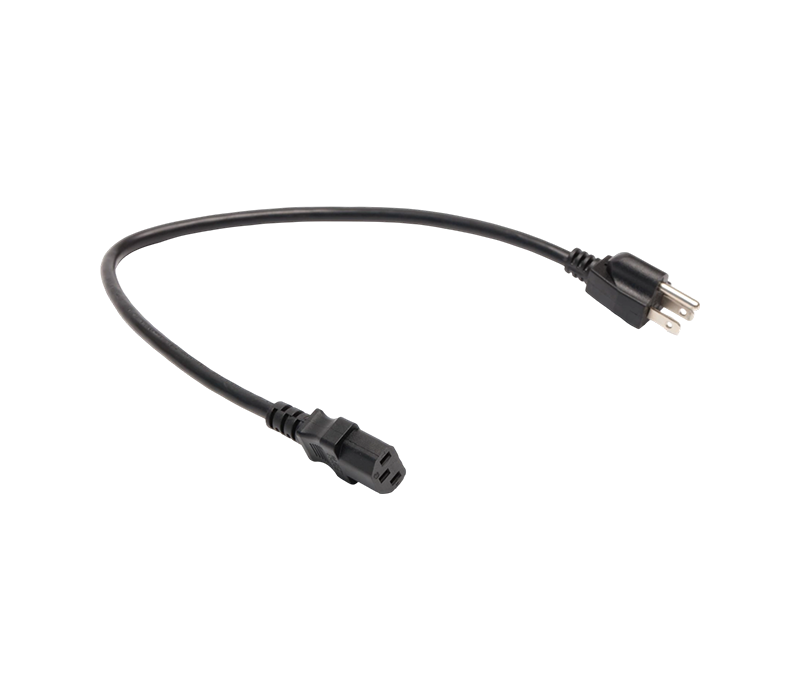 JT-3/FY-3+JT-ST3 15A 125V háromtűs US szabványos csatlakozó IEC C13 csatlakozóval