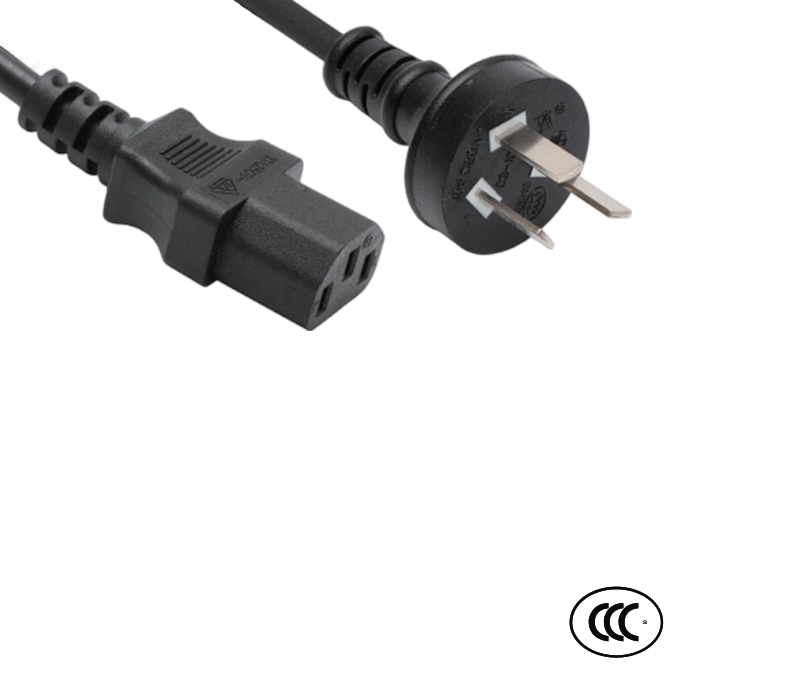C3-10C+JT-ST3 10A 250V három tűs kínai szabványos csatlakozó C13 IEC csatlakozóval