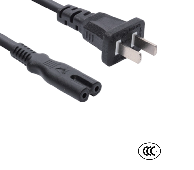 C2-6/10+ST2 10A 250V kéttűs kínai szabványos csatlakozó C7 IEC csatlakozóval