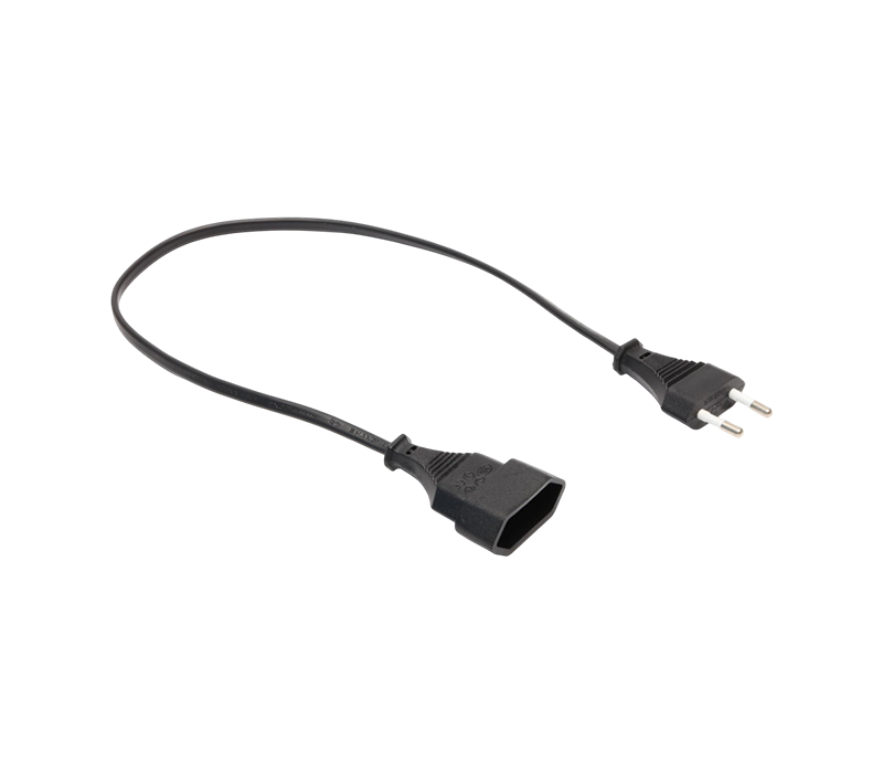 JT007/FY001+FY001-Z 2.5A 250V európai szabvány kéttűs csatlakozó Euro Socket hosszabbító kábellel