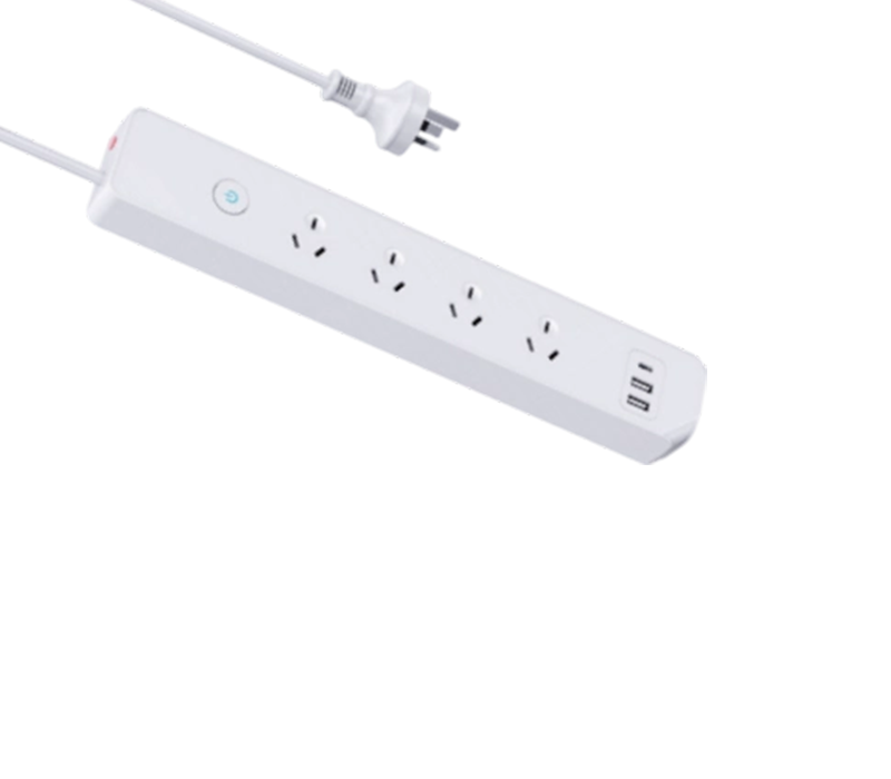 AU05 ausztrál stílusú elosztó 4 kimenettel, 2 USB-A porttal és 1 USB-C porttal